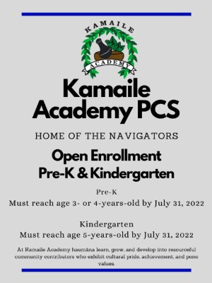Kindergarten & PreK Enrollment Open Now